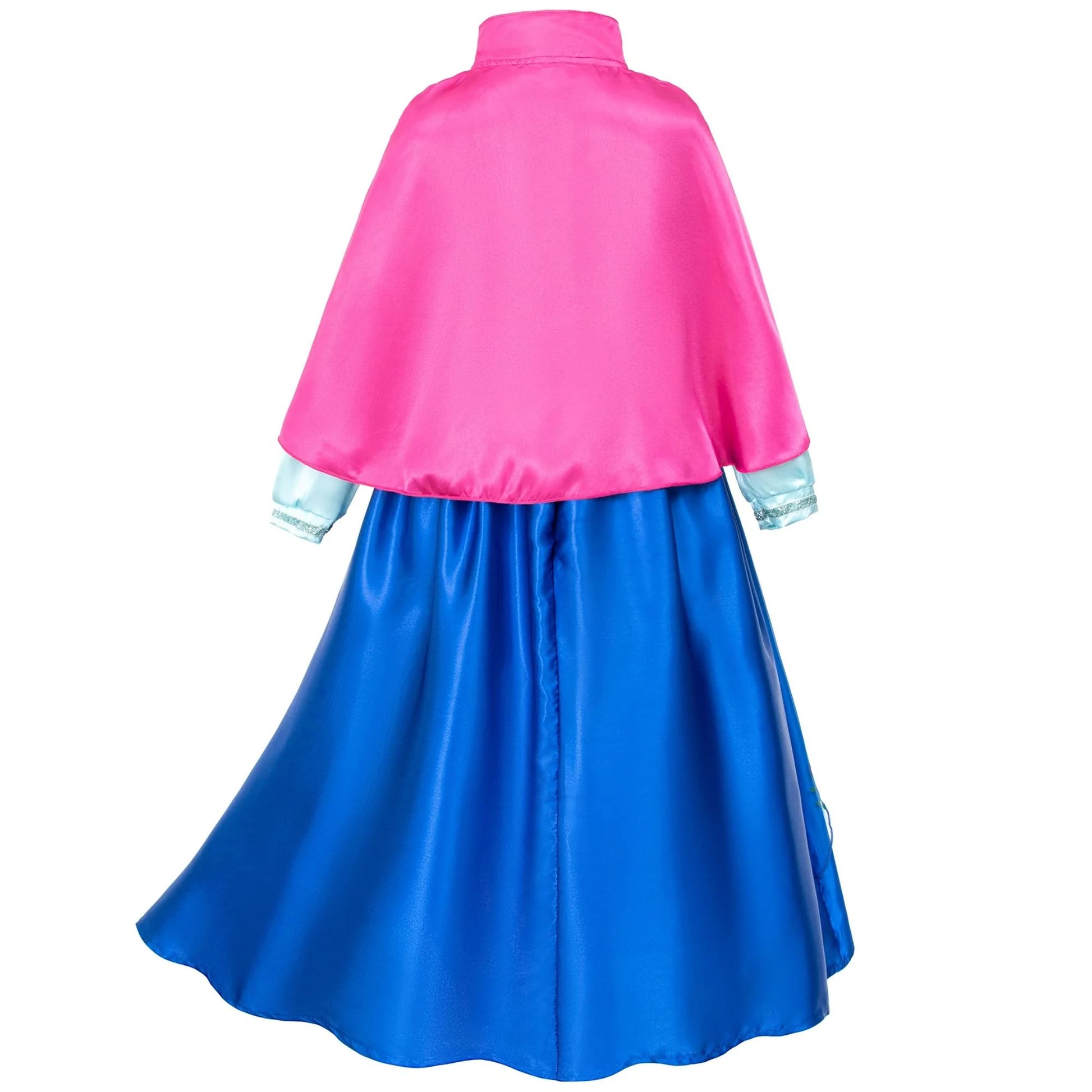 Anna Costume for Girls Frozen Dress Anna Dresses Princess Costume Toddle Long Sleeve with Accessories Birthday Party Cosplay 100 CM 2-3 Years