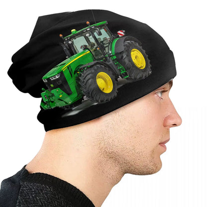 Custom Tractor Skullies Beanies Caps Men Women Unisex Trend Winter Warm Knitted Hat Adult Bonnet Hats