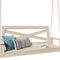 Amish Heavy Duty 700 Lb Boardwalk Porch Swing W/Ropes (5 Foot, Unfinished)
