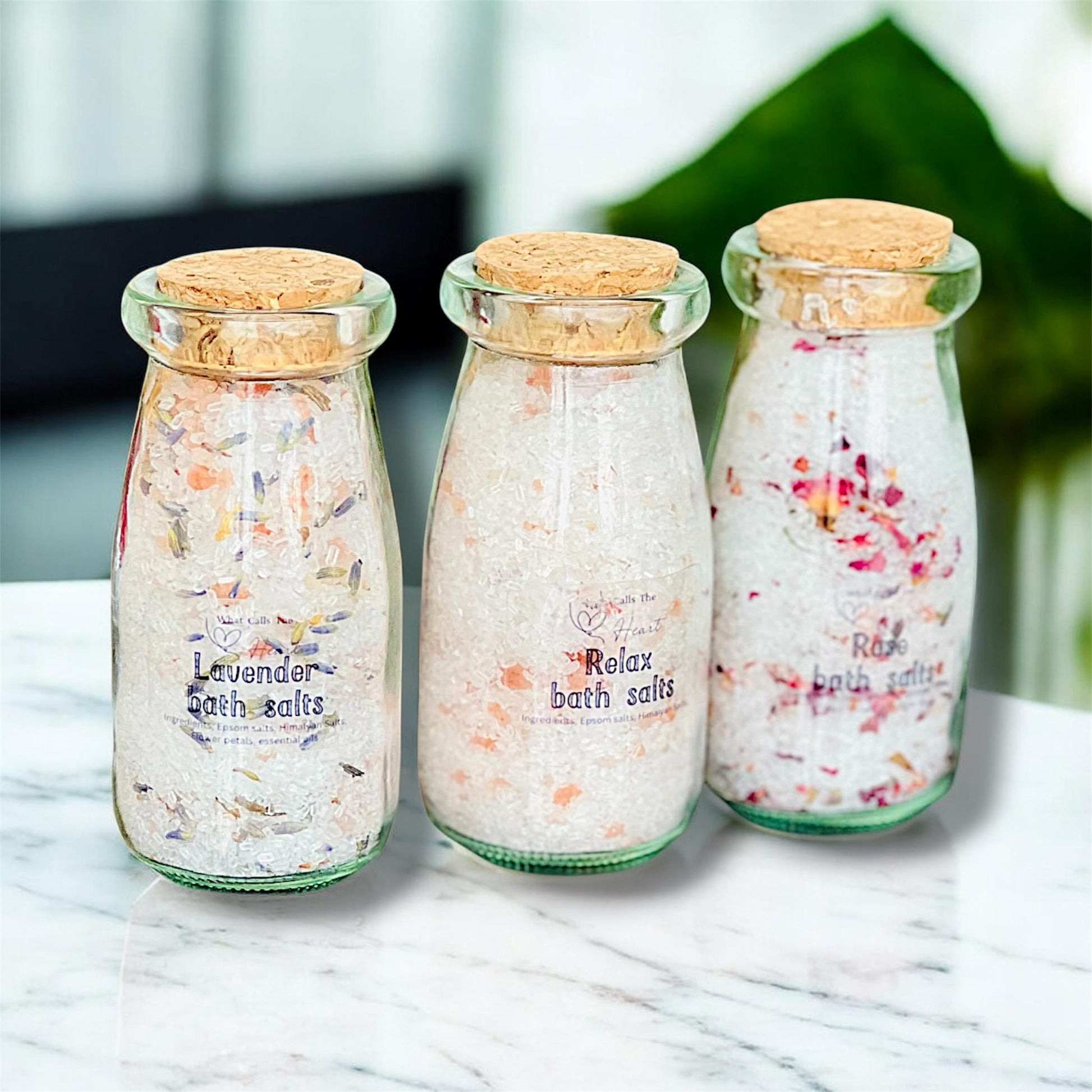 Christmas Bath Salts in a Jar, Stocking Stuffer Gift