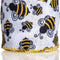 Bumble Bee Wired Edge Ribbon, Honeybee Print Ribbon for Wreaths, Gift Wrapping and Party Decoration, 10 Yards by 2.5 Inches