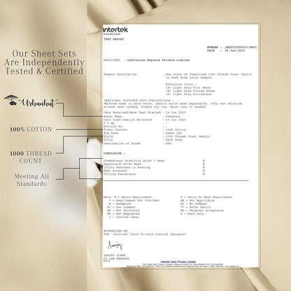 Twin Size Sheets 100% Pure Cotton, 1000 Thread Count 3 Pc Bed Sheet Sets, Soft & Breathable, Luxury Hotel Sheets Fits 16" Elasticized Deep Pocket, Sateen Weave, Solid, Sand