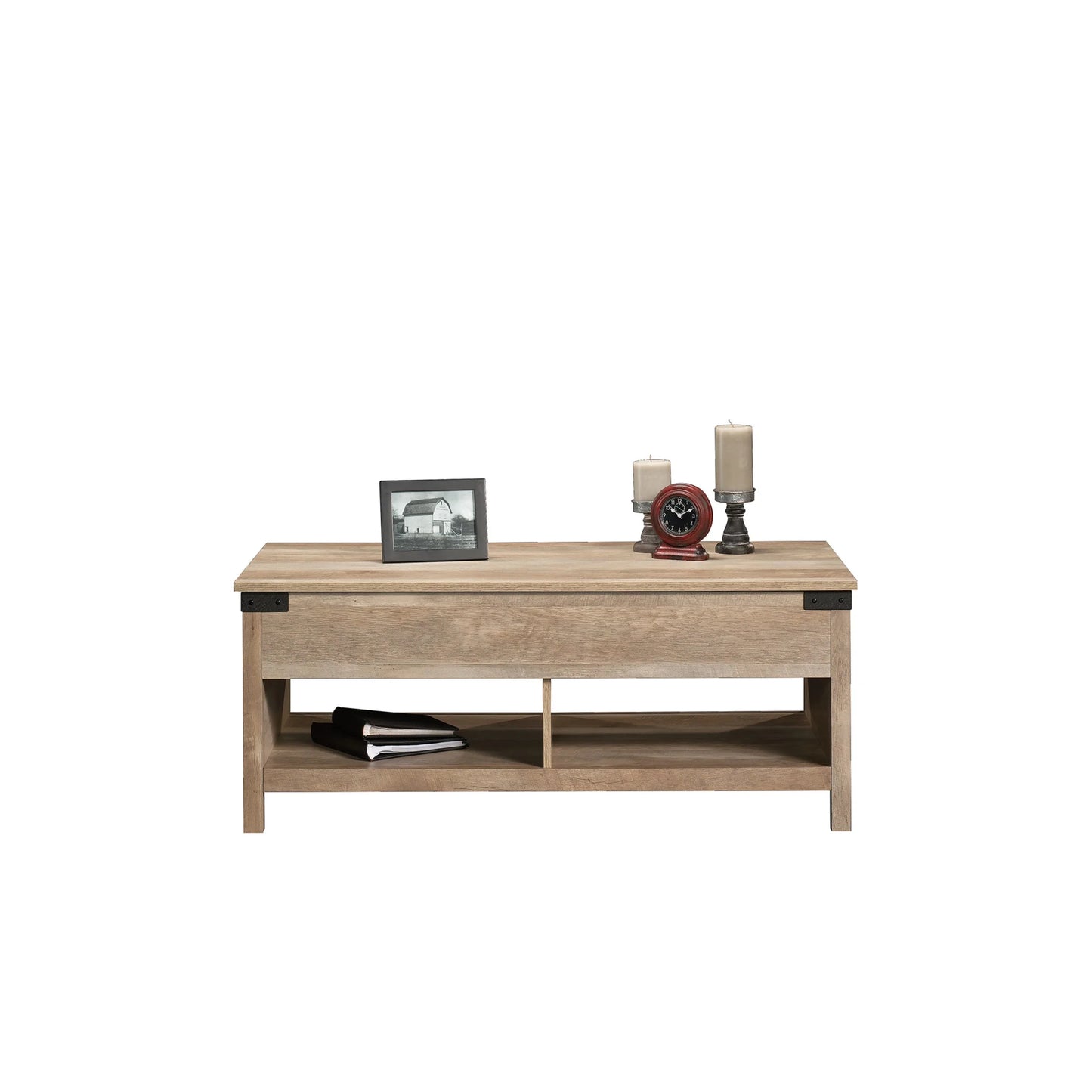Bridge Acre Wood Lift-Top Coffee Table in Lintel Oak, Lintel Oak Finish