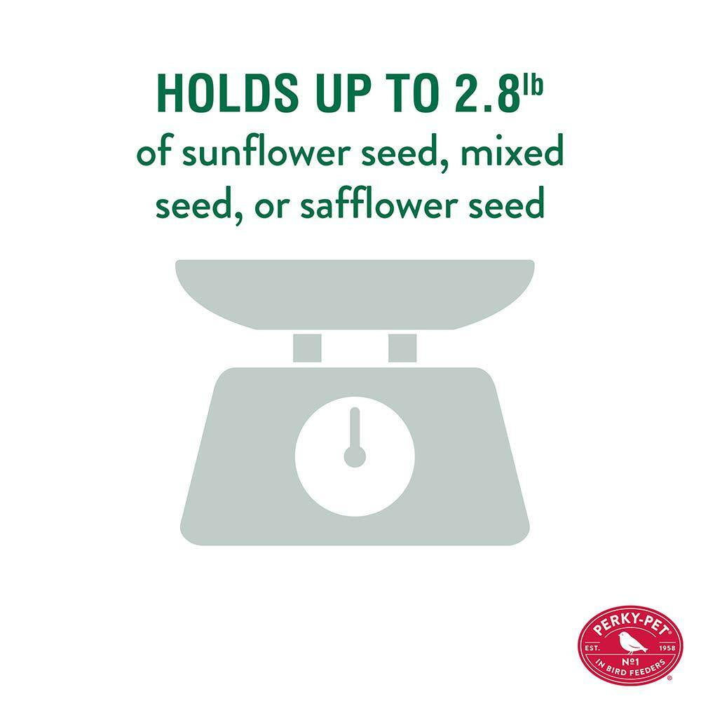 White Farmhouse Hanging Bird Feeder - 2.8 Lb. Capacity