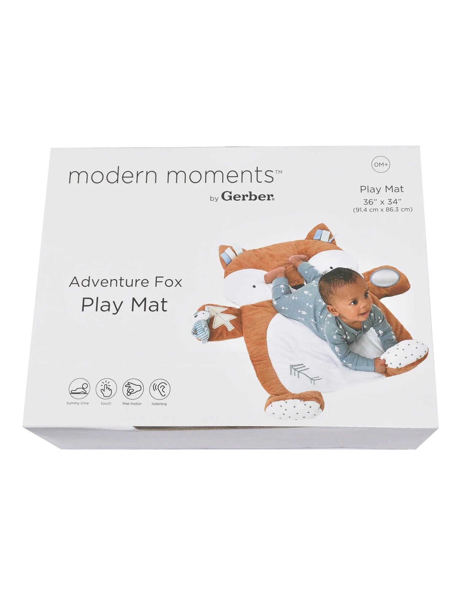 by Gerber Baby Boy Play Mat, Brown