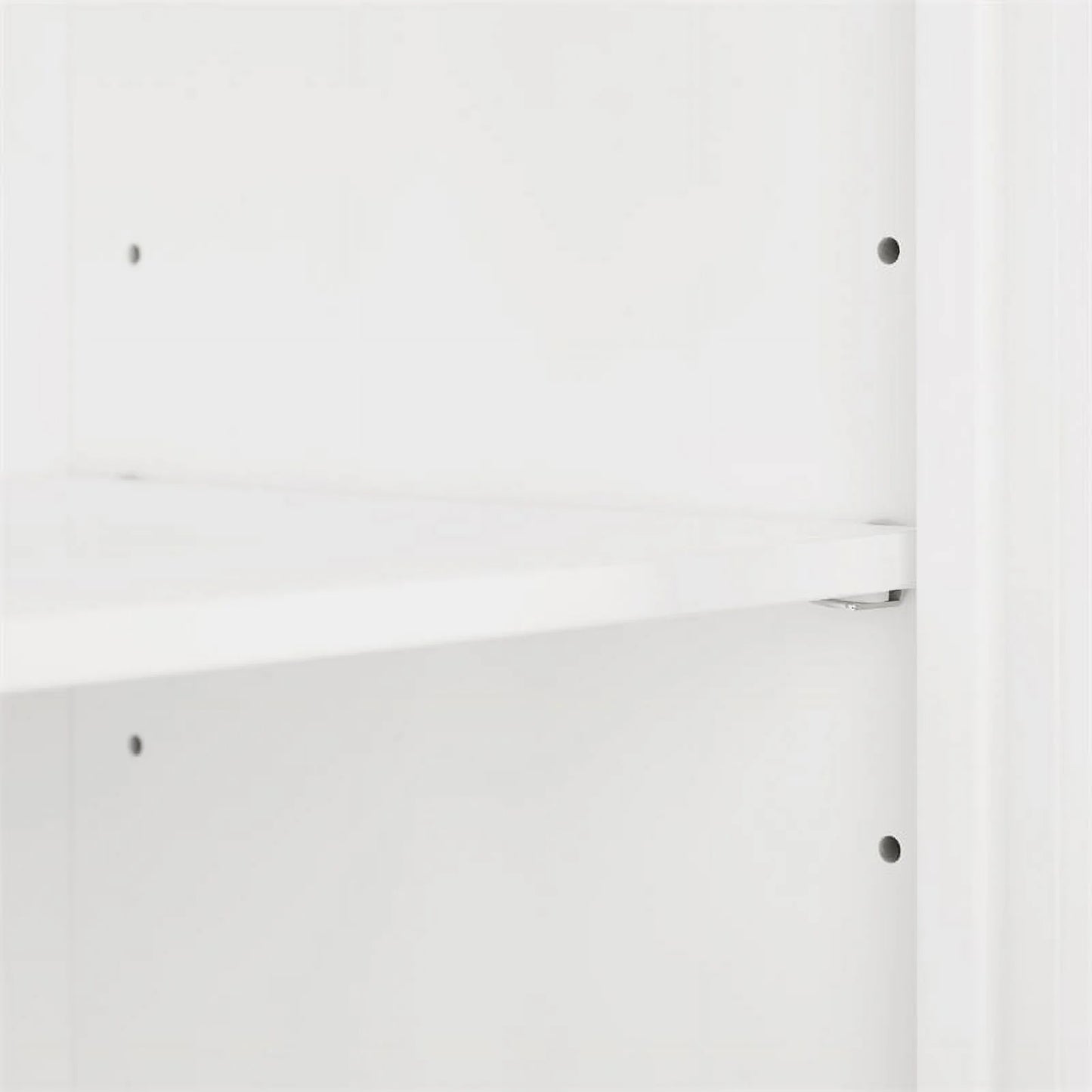 Cutler Modern Wood Storage Pantry in White
