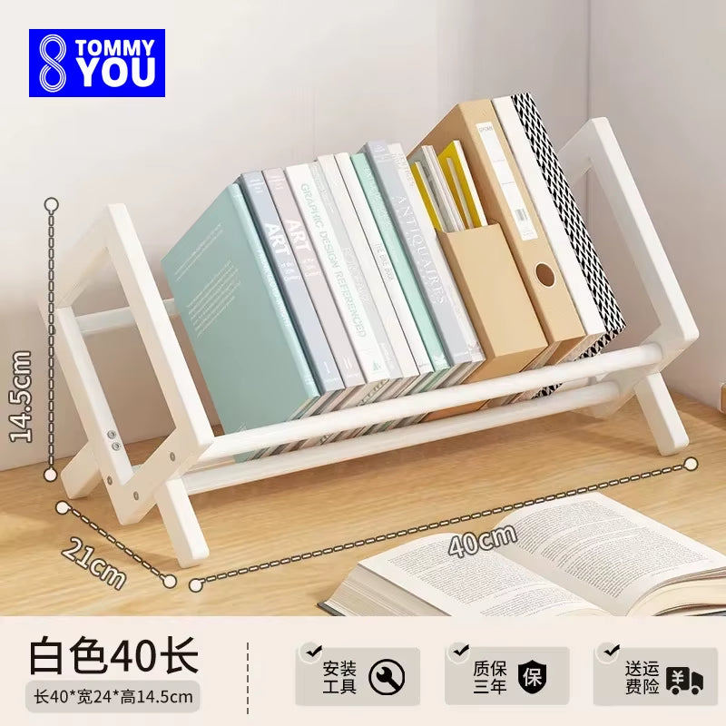 Desktop Small Book Rack for Room Book Shelf Furniture CD Storage Shelf Simple Economy Book Stand Bookshelves Bookcase Organizer