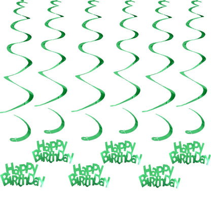 1 Set Farm Tractor Party Happy Birthday Banner Excavator Vehicle Green Theme Balloons Cake Topper Party Decoration