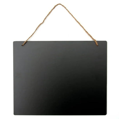 Cousin DIY Double Sided Wood MDF Rectangle Chalkboard Sign, 8"X10", Unisex Double-Sided Chalkboard, Lots of Character