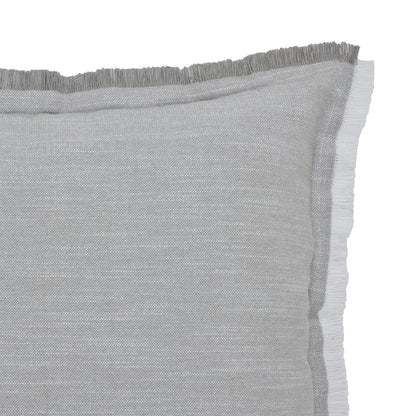 20" X 20" Grey Cotton Decorative Pillows (2 Count)