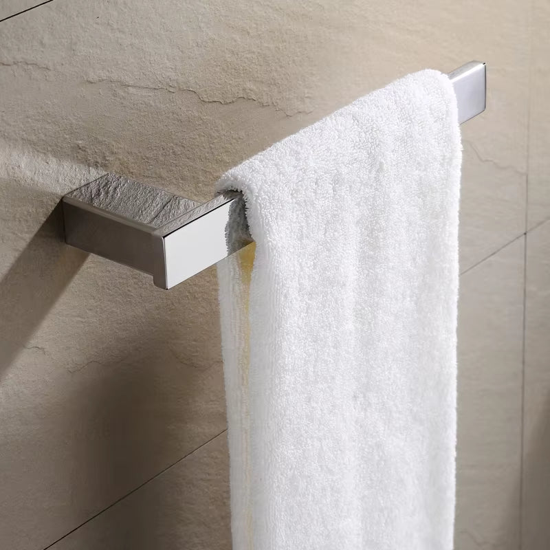 Stainless Steel Bathroom Accessories Wall Shelf Towel Bar Rack Rail Toilet Brush Roll Paper Holder Soap Dish Bathroom Hardware