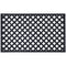 Home Furnishings Wrought Iron Rubber Door Mat, 18" L X 30" W, Rectangle, Lattice
