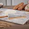 Pastry Board 16X20 Inch Set with Rolling Pin/Wooden Handles 18 Inch(White) Non-Slip Rubber Feets for Stability Perfect for Keep the Dough Cool and Chocolate Tempering(Premium Quality)
