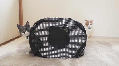 Ultralite Pop-Up Cat Carrier, Portable & Light-Weight, 7"X7"X3"