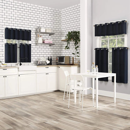 Nathan Grommet Textured Kitchen Curtain Valance