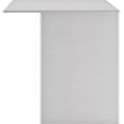 Farmhouse Style Wood Panel Headboard in Gloss White - Queen Size