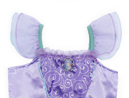 Mermaid Dresses for Girl Ariel Princess Dress up Clothes Mermaid Costume up Kids Birthday Party Cosplay Role Play Clothes 140 Cm 9-10 Years