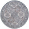 Madison Oriental Gray 8 Ft. round Indoor Area Rug