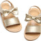 Toddler Girl Sandals - Flower Girl Dress Shoes Open Toe Little Kid Summer Flats