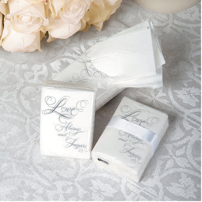 Love Wedding Facial Tissue Packs - Bridal Shower & Bridal Shower Favors