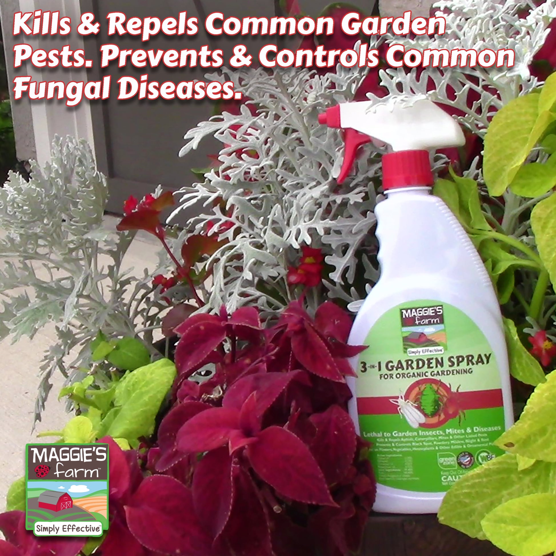 3-In-1 Garden Spray, 24-Ounce Ready-To-Spray