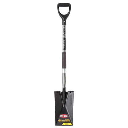 Tru Pro 42 In. Steel Square Garden Spade with D-Grip and Steel Handle