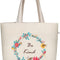 Aesthetic Canvas Tote Bag for Women Large Zipper Tote Bags with Pocket, Womens Tote Bag for Yoga, Work, Beach