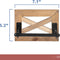 Farmhouse Toilet Paper Holder for Bathroom - Rustic Wood Wall Mount Toilet Roll Holder