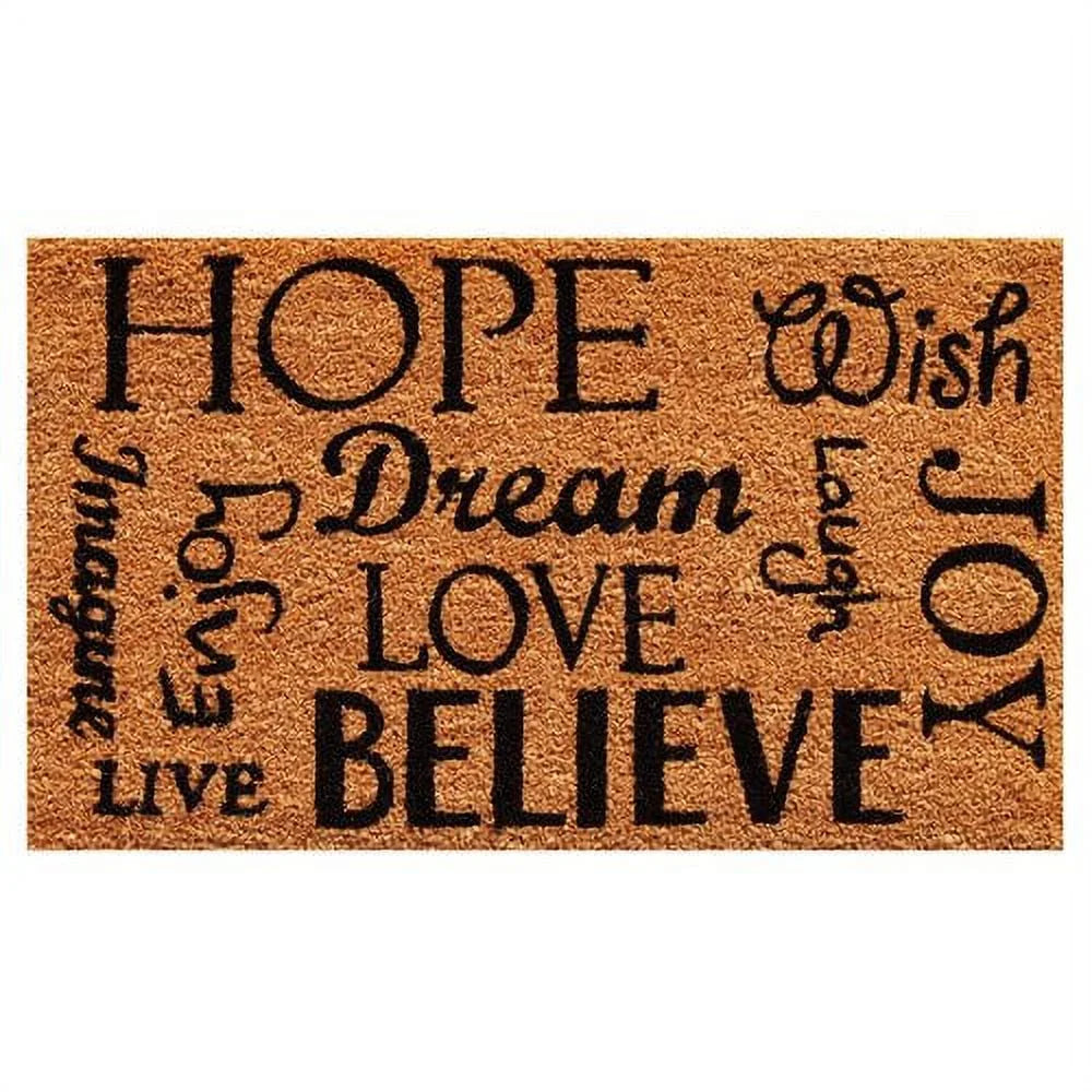 Hope Dream Believe Outdoor Doormat