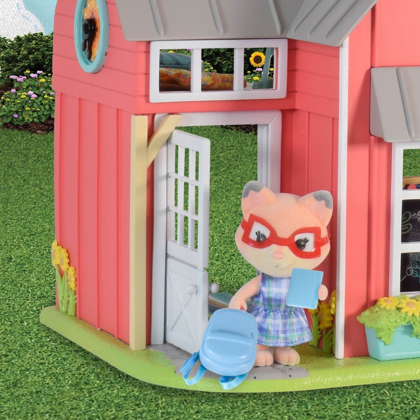 Sunshine Meadow School Doll Playset & Mini Figure, 21 Pieces, Children Ages 3+