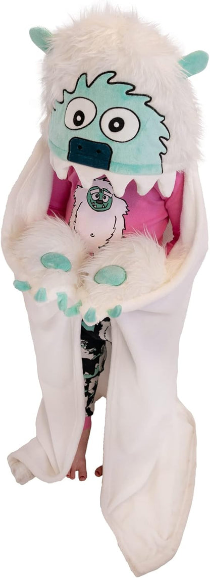 Wearable Hooded Blanket for Kids, Animal Hooded Blanket (Bear)