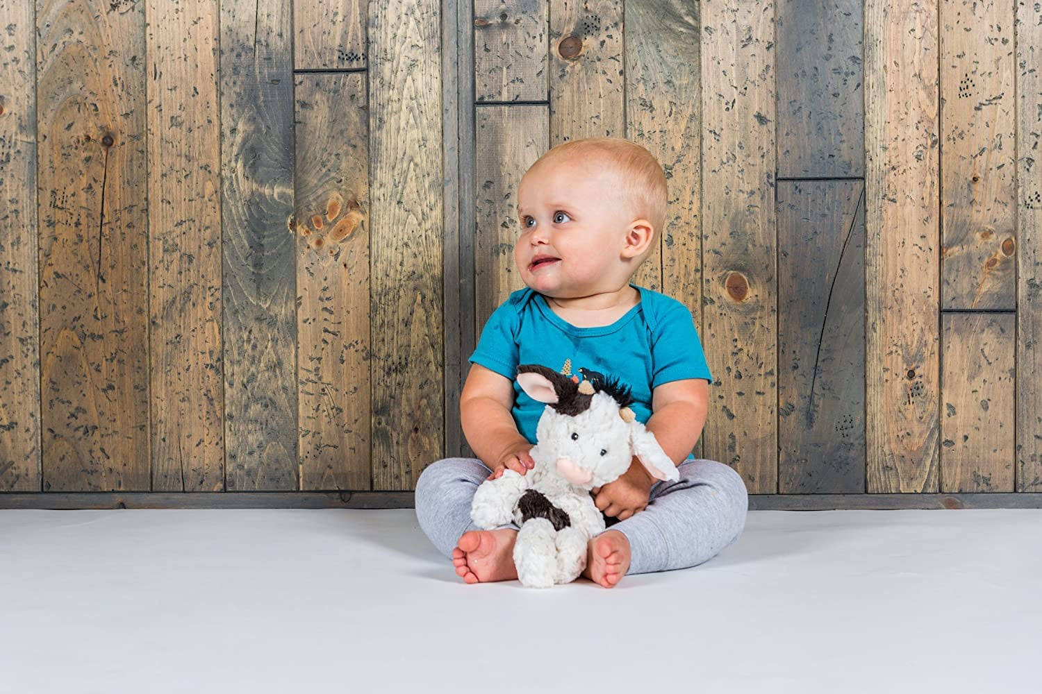 Putty Nursery Bunny Soft Toy, Cow, 1 Count (Pack of 1)