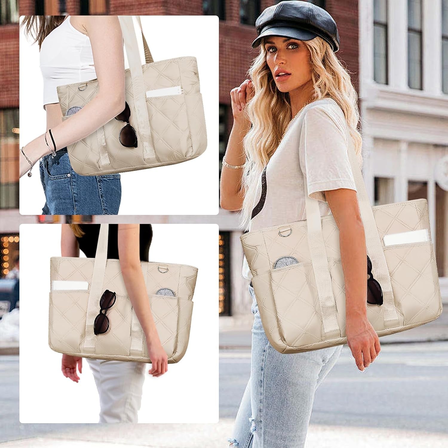 Tote Bag for Women with Zipper Teacher Tote Bag Clinical Bag Nursing Bag Travel