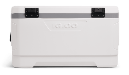 100 QT Latitude Marine Ultra Hard-Sided Cooler, White and Moonscape Gray