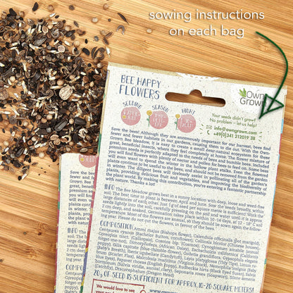Bee Kind 10000 Wildflower Seeds Mix Flower Seed, Attract Bees