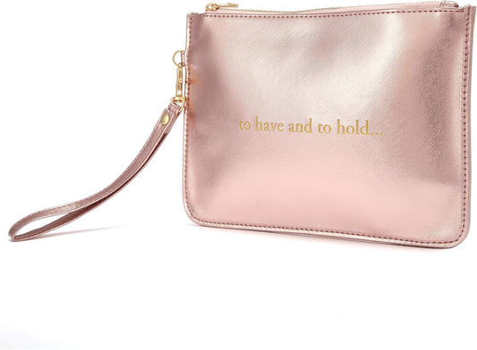 Rose Gold Bridesmaid Bags | Bridesmaid Gifts | Bride Tribe Bags | Bridal Shower Favors | Bride Tribe Favors | Set of 10