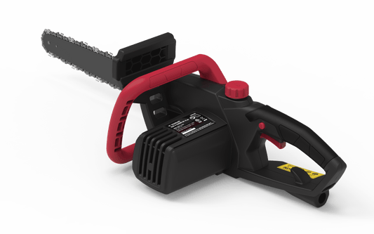 16-Inch Electric Chainsaw, 15-Amp Motor with Automatic Oiler, Tool-Less Chain Tension, Metal Bucking Spikes Included