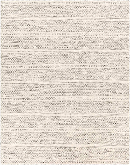 Sylvie Chevron Flatweave Wool Cream/Black Area Rug