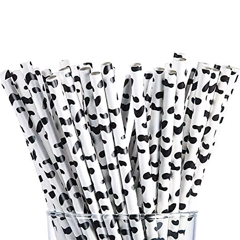 Farm Cow Theme Birthday Party Disposable Cup Plate Tablecloth Animal Cow Balloons Baby Shower Wedding Decoration Kids Favors