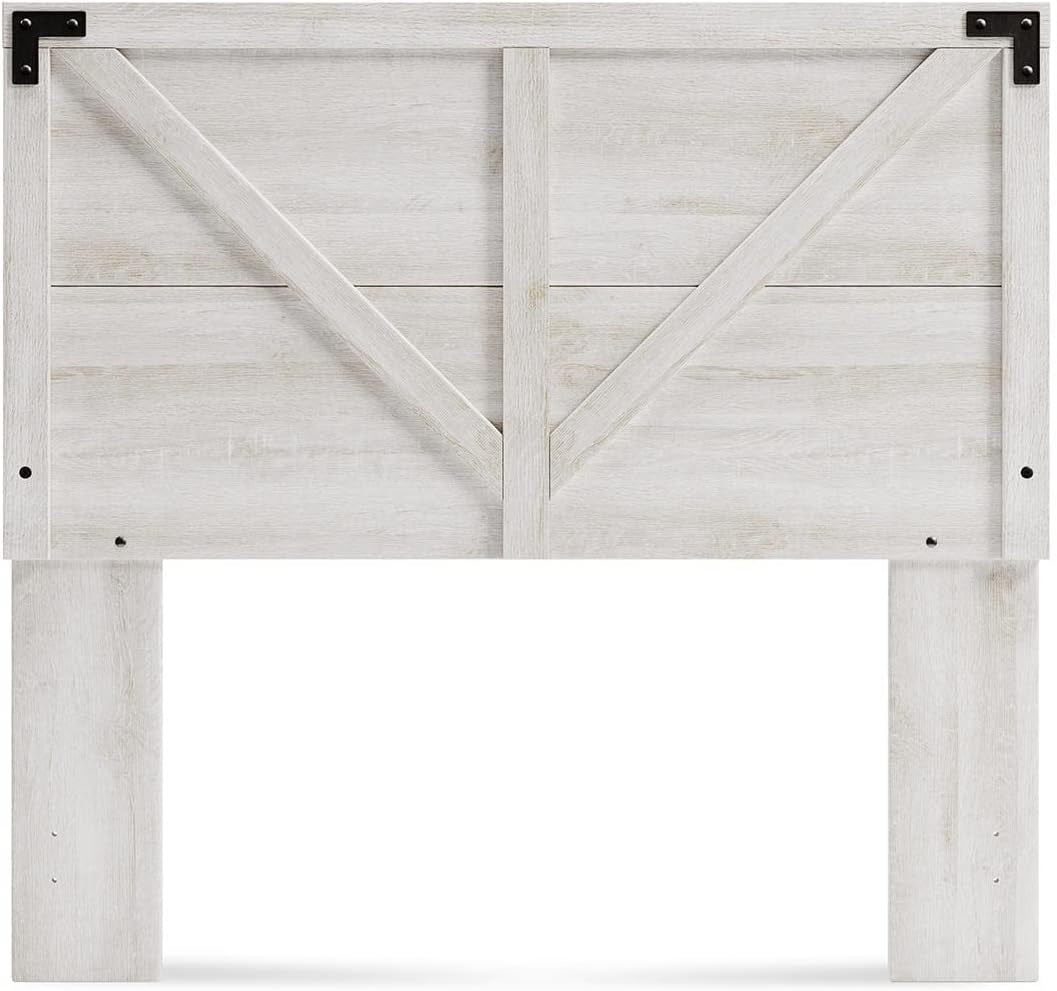 Shawburn Modern Farmhouse Headboard, Full, Whitewash