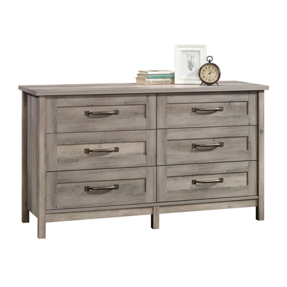Modern Farmhouse 6-Drawer Dresser, Rustic Gray Finish