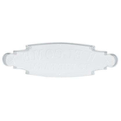 Indoor Black Iron Welcome Sign Wall Decor, Set of 1