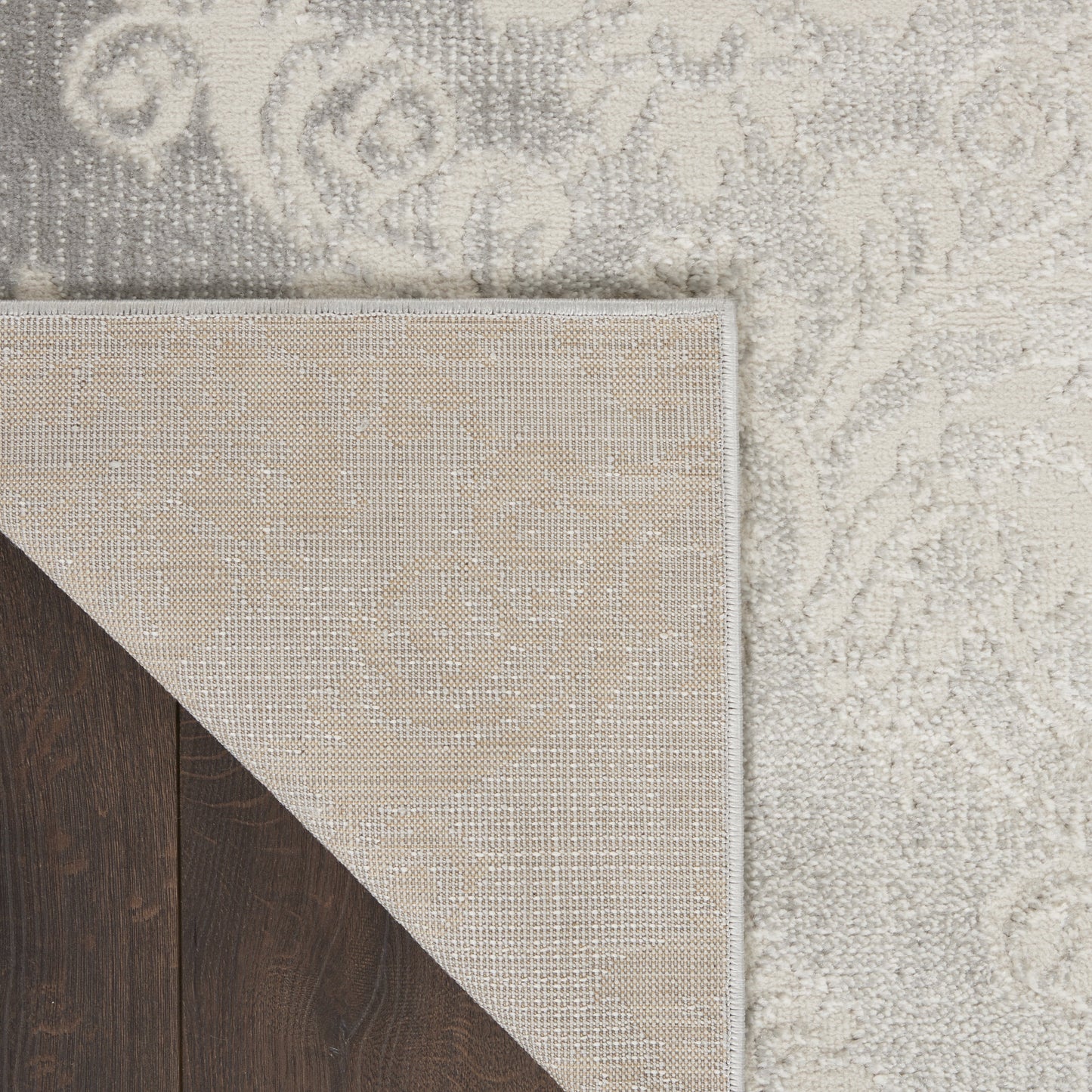 Elation Farmhouse Ivory Grey Area Rug