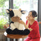 Cow Year Plush Toy Cute Cattle Stuffed Animals Cattle Soft Doll Kids Toys Birthday Gift for Children Easter, Thanksgiving, Christmas, New Year'S Gifts (Black and White, 50Cm/19Inch)