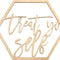Wood Treat Yo Self Sign, Wedding Display, Party Banner, Event Decorations for Wedding Engagement Bridal Shower Baby Shower Birthday Party (Treat Yo Self)