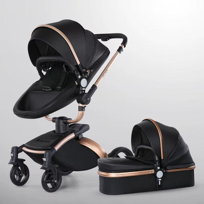 2025 Luxury Baby Stroller 3 in 1 Newborn Stroller Baby Car Carriange Shell Type Pushchair High Quality Baby Pram High Landscape