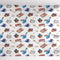 Alice in Wonderland Pillow Sham, Cupcakes Mushrooms and Bottles Hanging in Sky Dessert Print, Decorative Standard Size Printed Pillowcase, 26" X 20", Red Blue