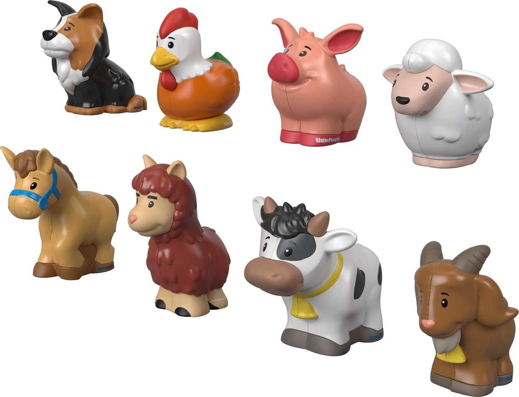 Farm Animal Friends 8-Piece Figure Set for Toddlers