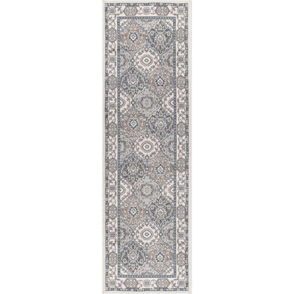 Madison Oriental Gray 8 Ft. round Indoor Area Rug