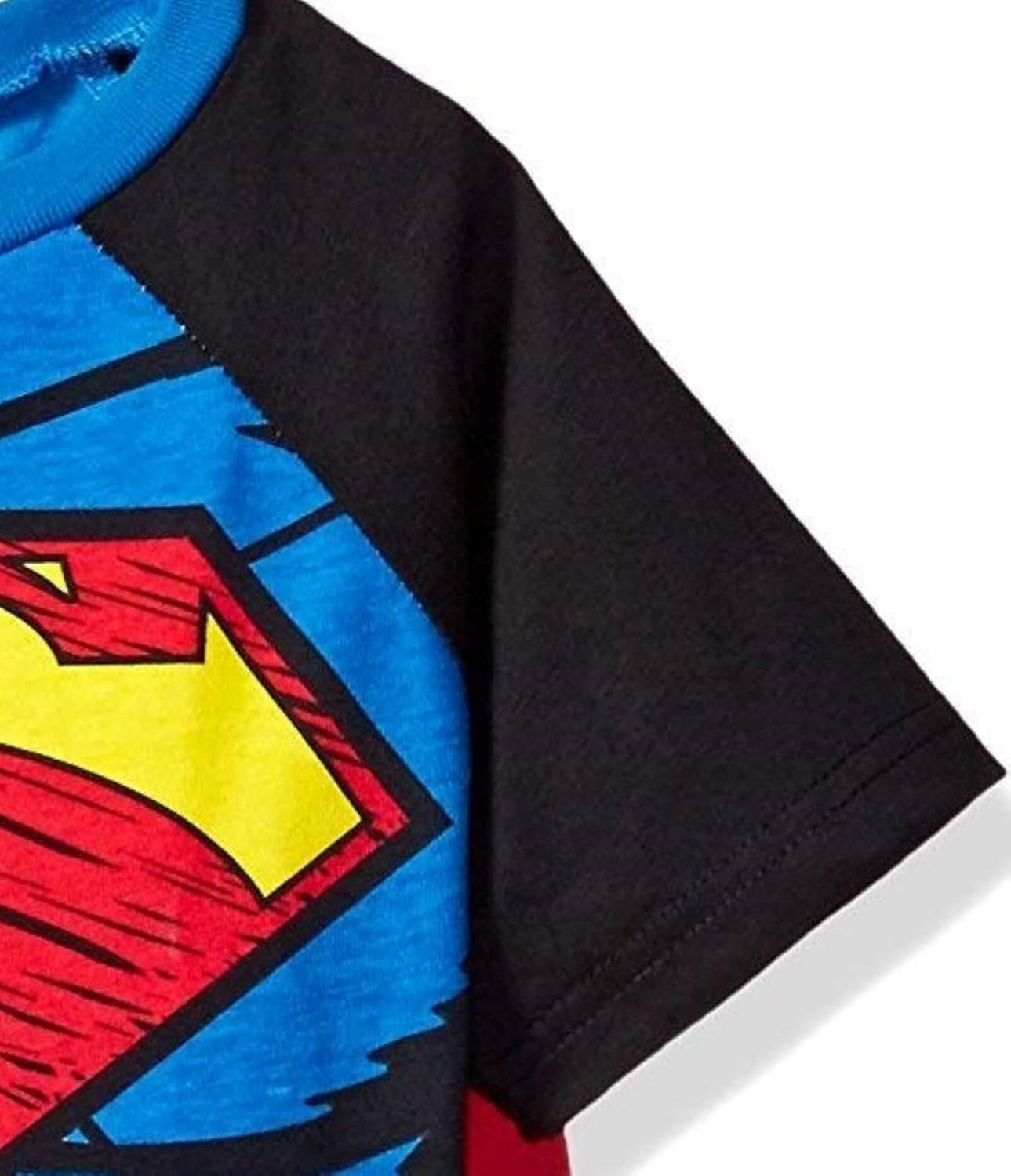 DC Comics DC Comics Justice League Batman Superman Robin Cosplay T-Shirt and Cape Toddler to Big Kid